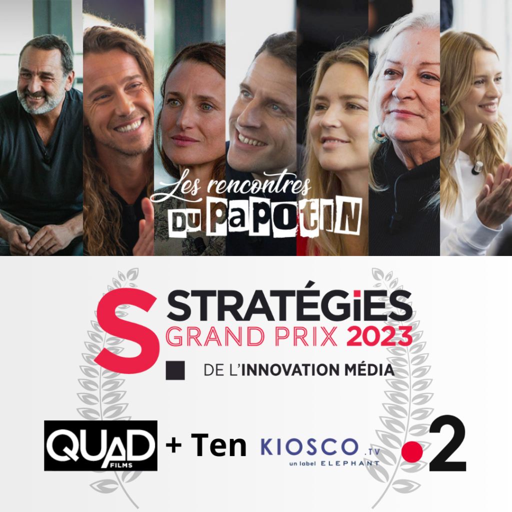 les rencontres du papotin remporte le grand prix stratégie de l'innovation 2023